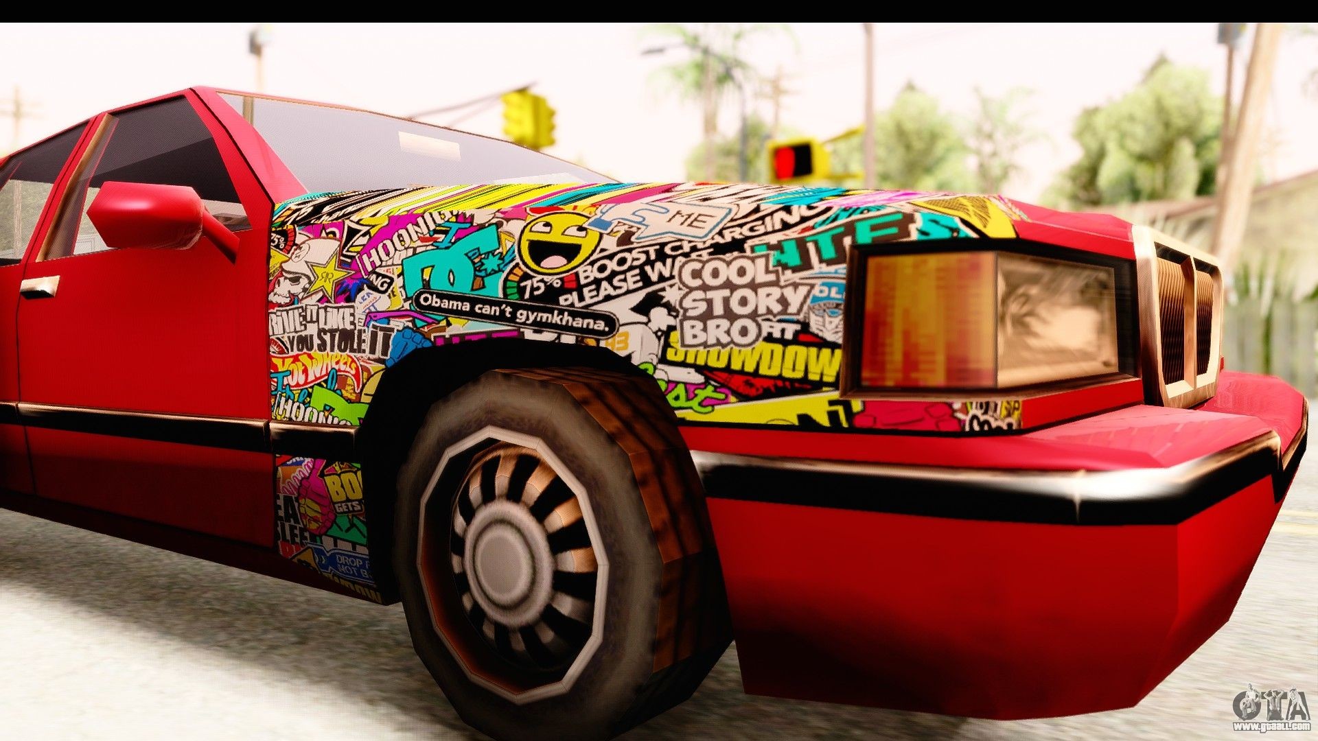 Detail Gta Sticker Bomb Car Nomer 47