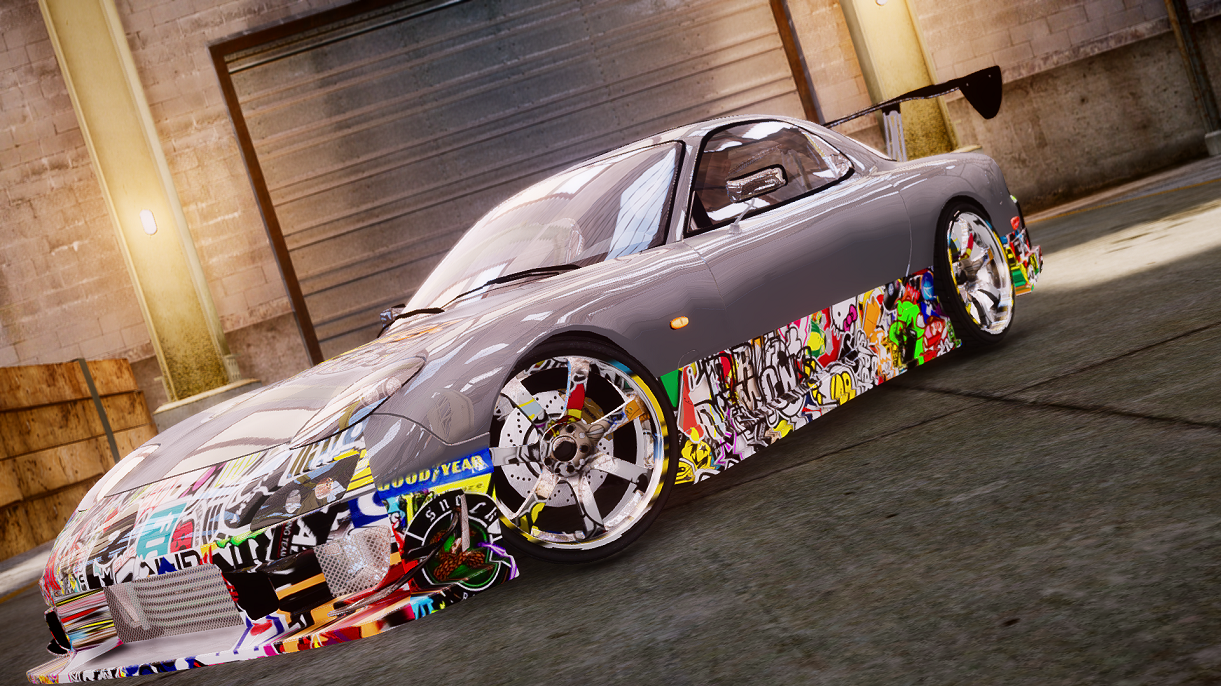 Detail Gta Sticker Bomb Car Nomer 55