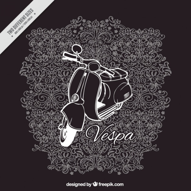 Detail Desain Gambar Vespa Nomer 20