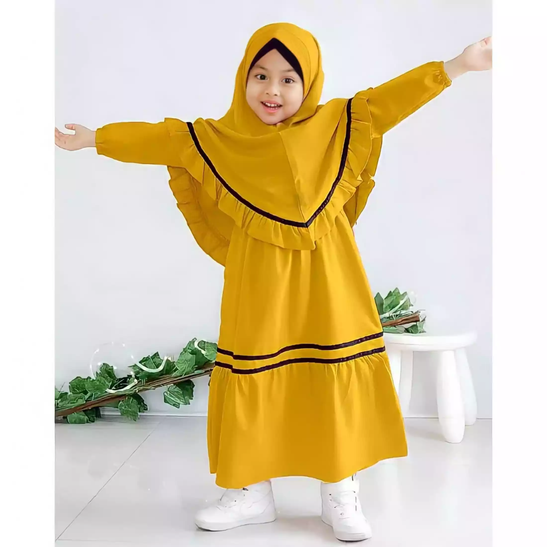 Detail Desain Gamis Anak Nomer 29