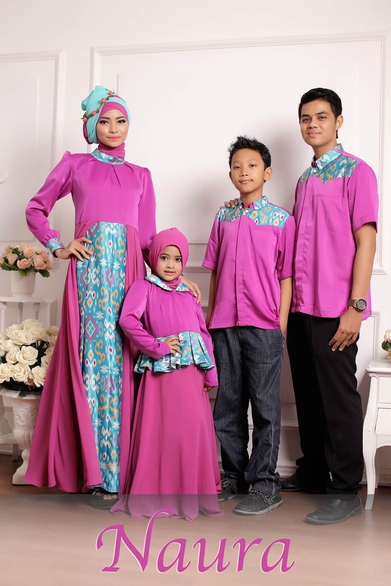 Detail Desain Gamis Keluarga Nomer 22