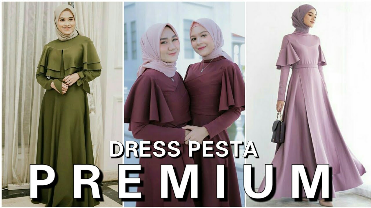 Detail Desain Gamis Polos Nomer 22