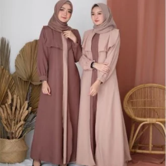 Detail Desain Gamis Simple Nomer 12