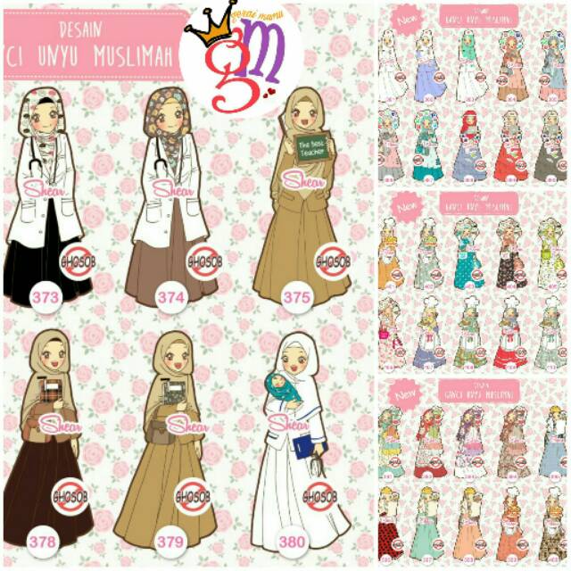 Detail Desain Ganci Unyu Muslimah Nomer 49