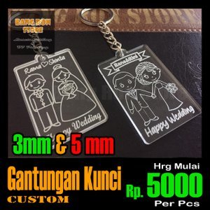 Detail Desain Gantungan Kunci Akrilik Nomer 34