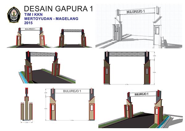 Detail Desain Gapura Desa Nomer 21