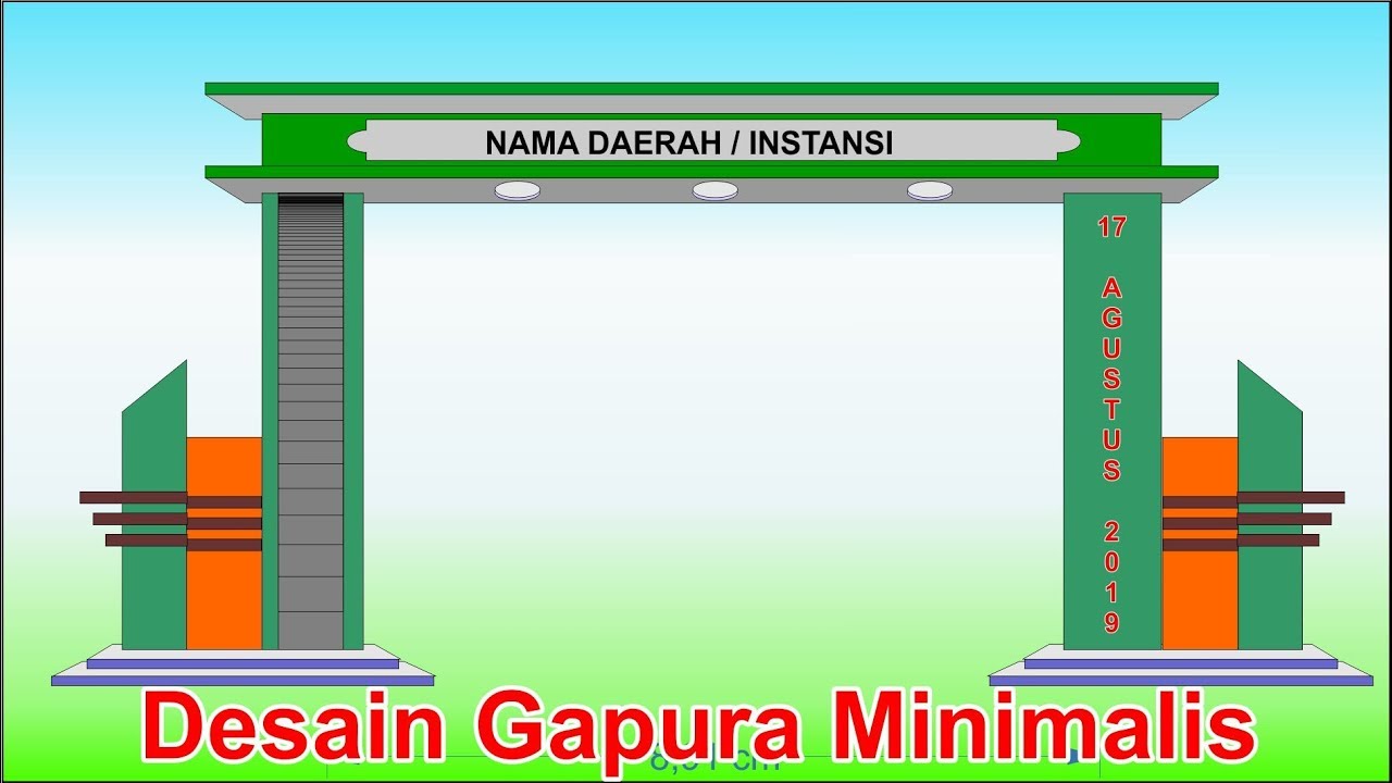 Detail Desain Gapura Desa Nomer 8