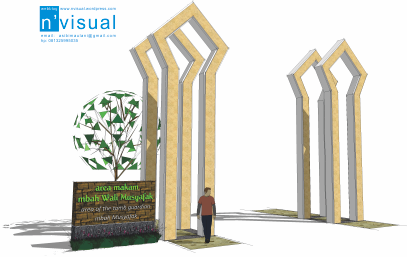 Detail Desain Gapura Selamat Datang Dari Bambu Nomer 51