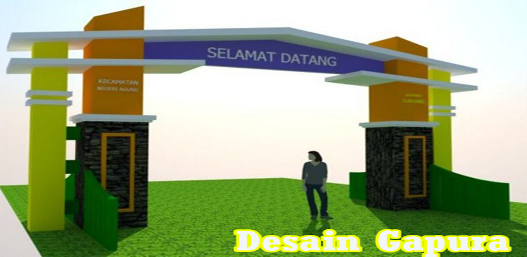 Detail Desain Gapura Selamat Datang Minimalis Nomer 52