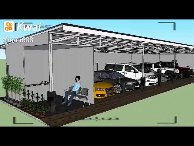 Detail Desain Garasi Mobil Mewah Nomer 44