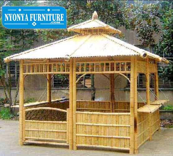 Detail Desain Gazebo Bambu Sederhana Nomer 26