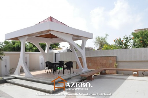 Detail Desain Gazebo Beton Nomer 15