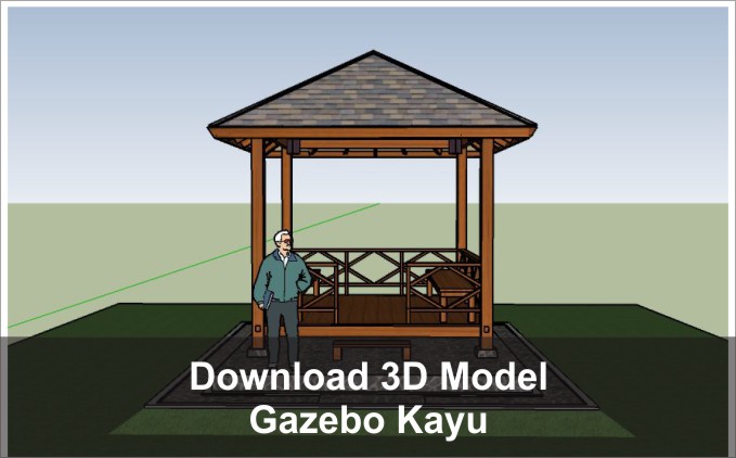 Detail Desain Gazebo Kayu Nomer 14