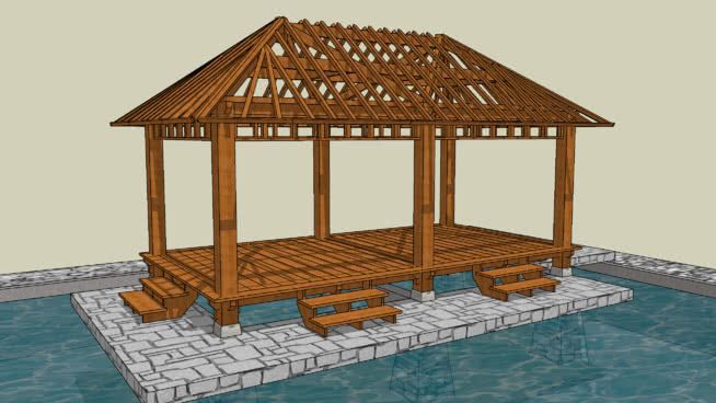 Detail Desain Gazebo Kayu Nomer 19