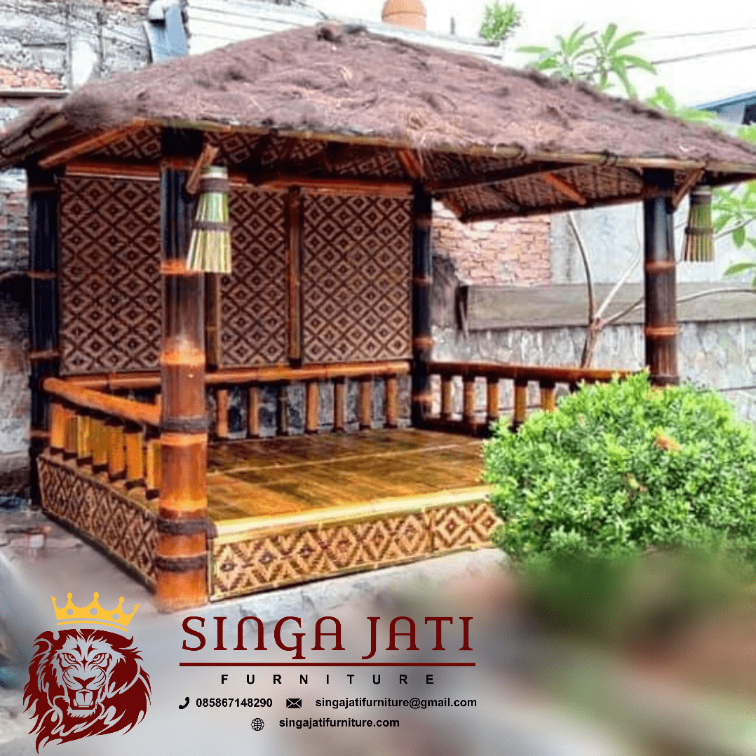 Detail Desain Gazebo Taman Nomer 46