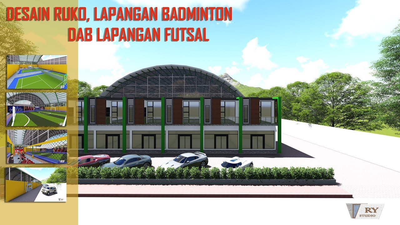 Desain Gedung Bulutangkis - KibrisPDR