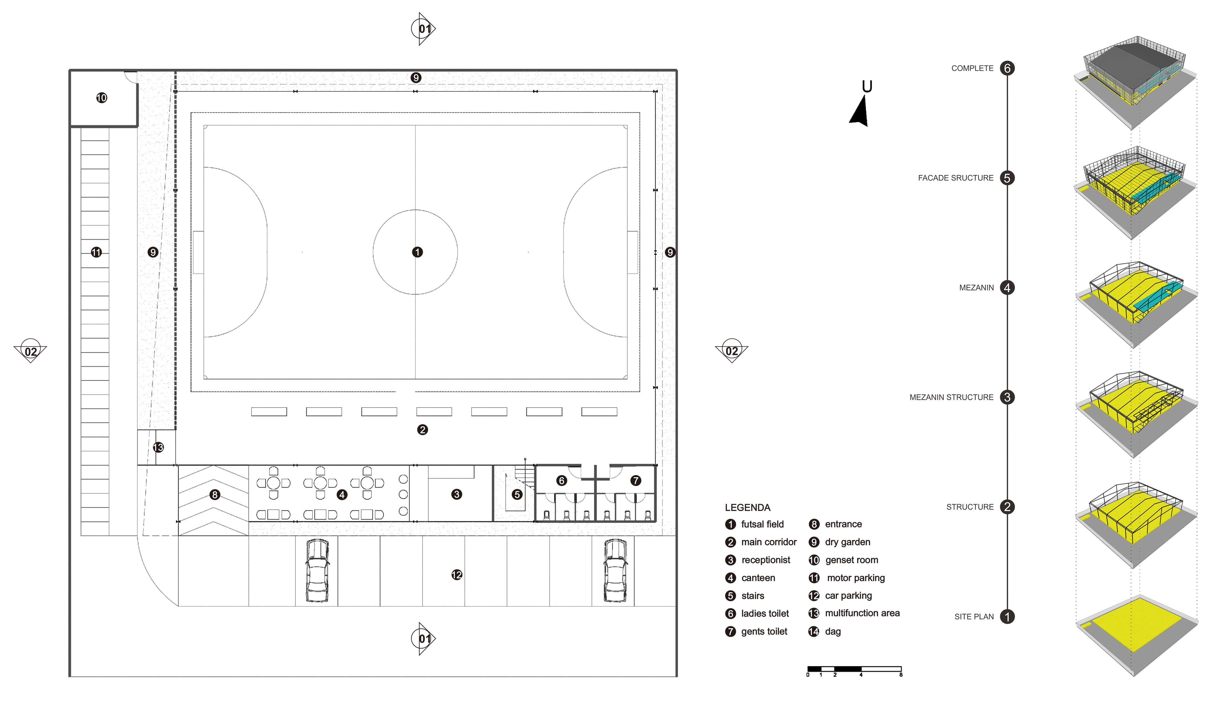 Detail Desain Gedung Futsal Nomer 43