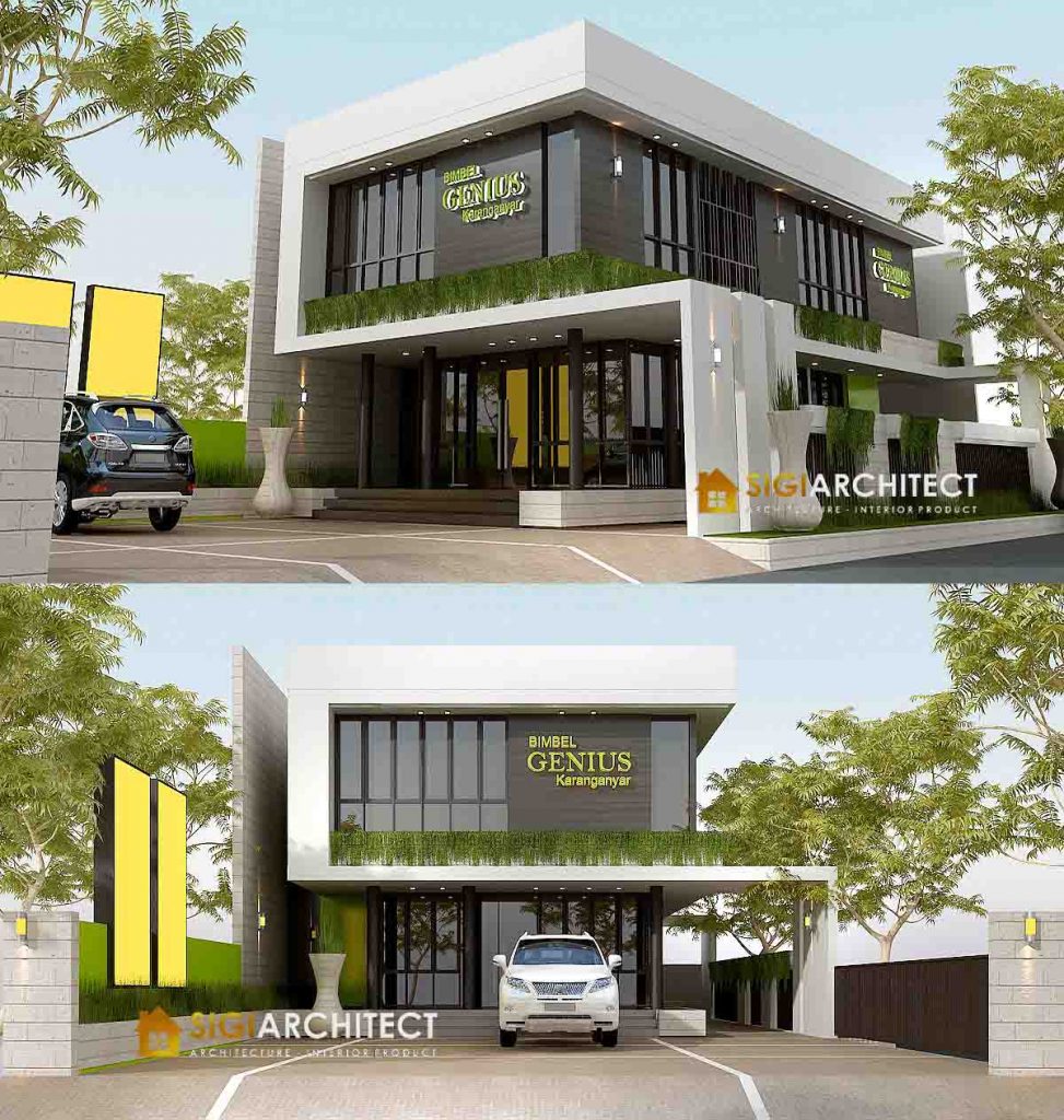 Desain Gedung Kantor Minimalis - KibrisPDR