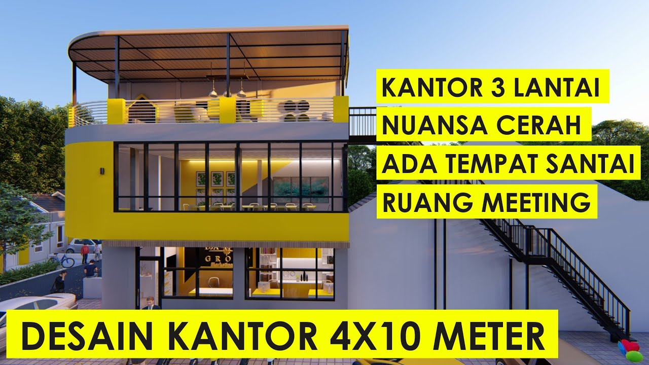 Detail Desain Gedung Kantor Minimalis Nomer 36