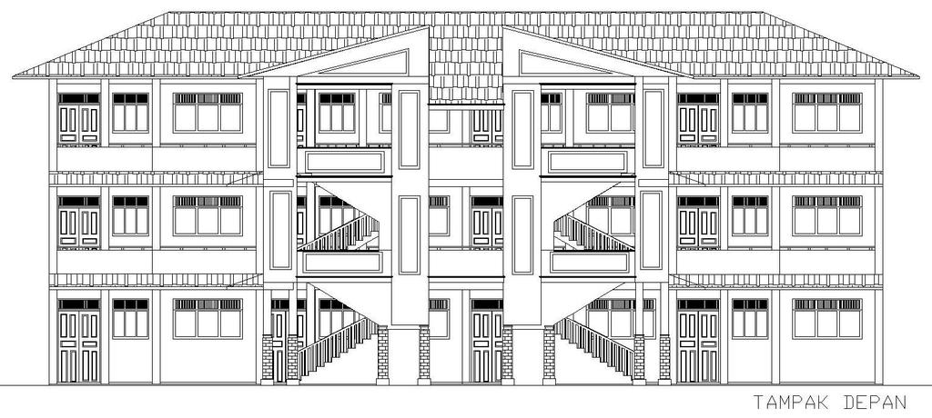 Detail Desain Gedung Sekolah 3 Lantai Nomer 35