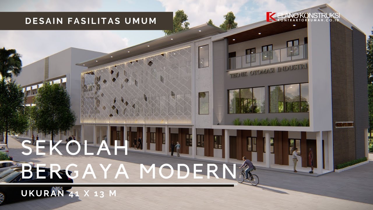 Desain Gedung Sekolah Minimalis - KibrisPDR