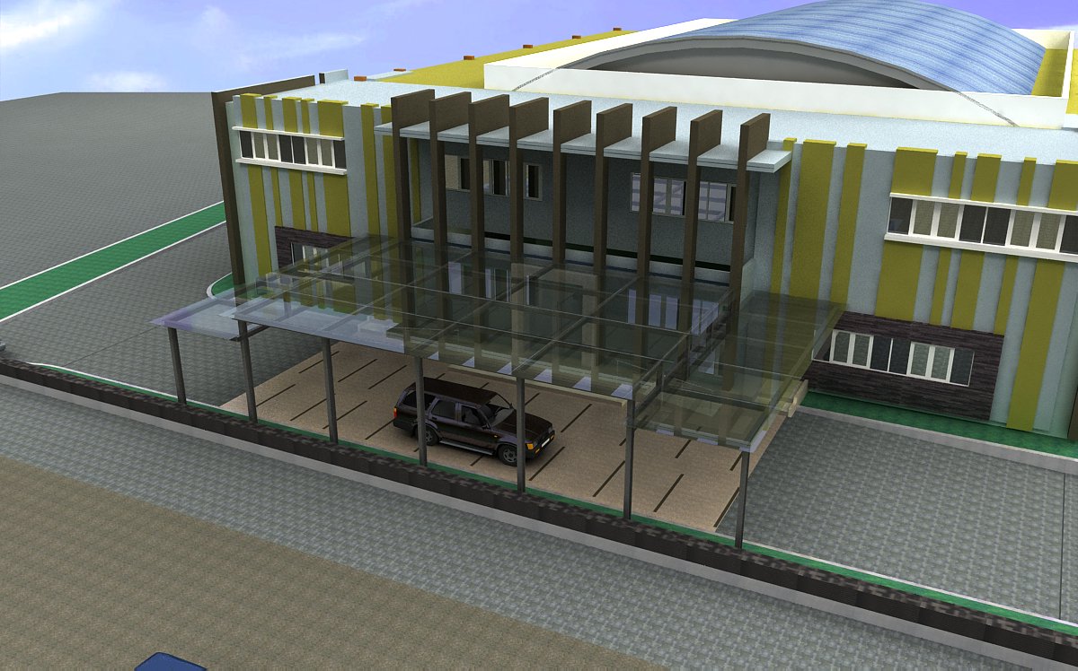 Detail Desain Gedung Serbaguna Nomer 31