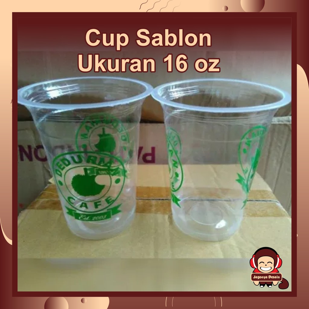 Detail Desain Gelas Cup Nomer 56