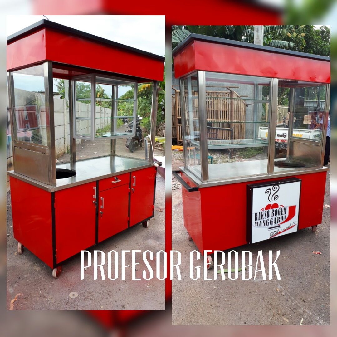 Detail Desain Gerobak Bakso Nomer 18