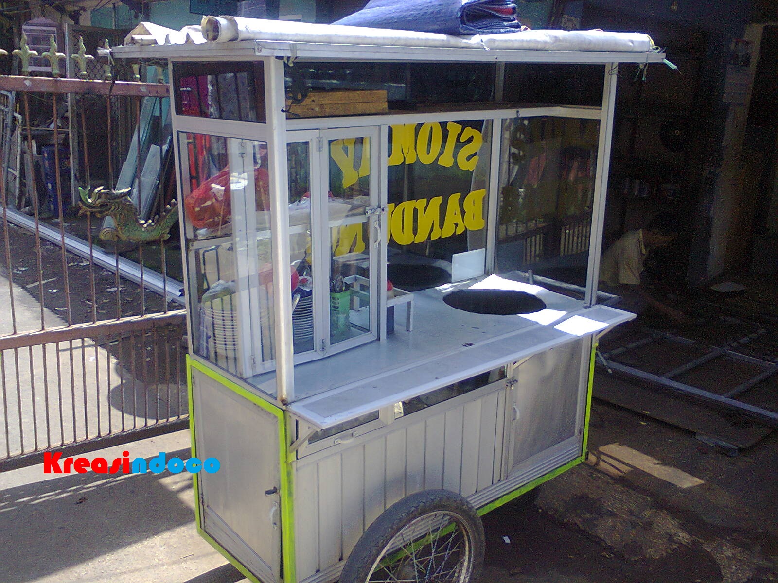 Detail Desain Gerobak Bakso Minimalis Nomer 8