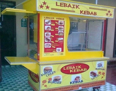 Detail Desain Gerobak Burger Nomer 11