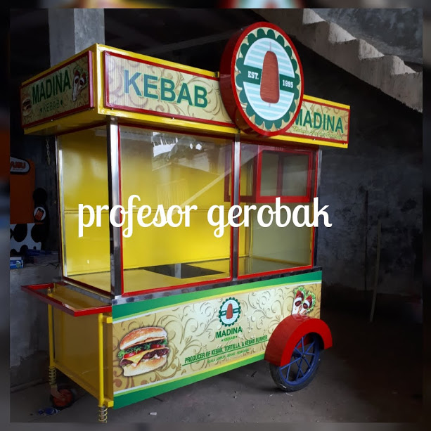 Detail Desain Gerobak Burger Nomer 52