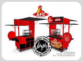 Detail Desain Gerobak Burger Nomer 8