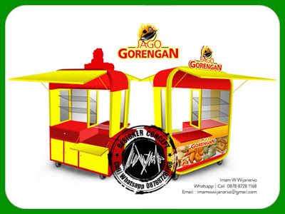 Detail Desain Gerobak Gorengan Nomer 6