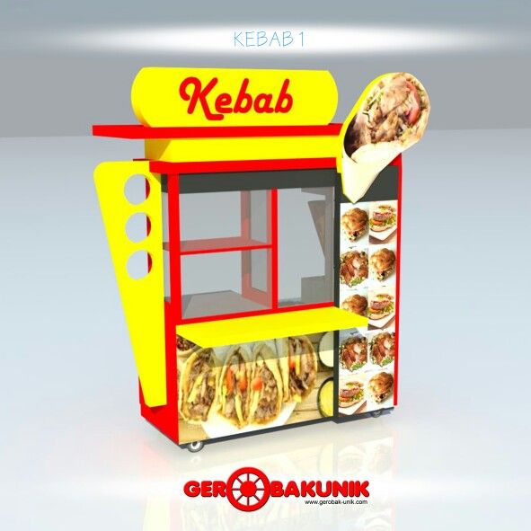Desain Gerobak Kebab - KibrisPDR