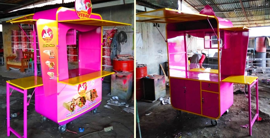 Detail Desain Gerobak Kebab Nomer 18