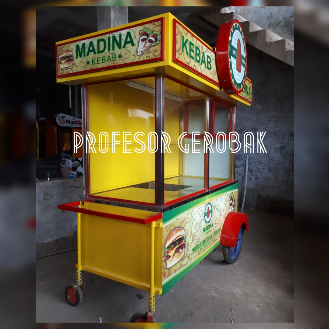 Detail Desain Gerobak Kebab Nomer 52