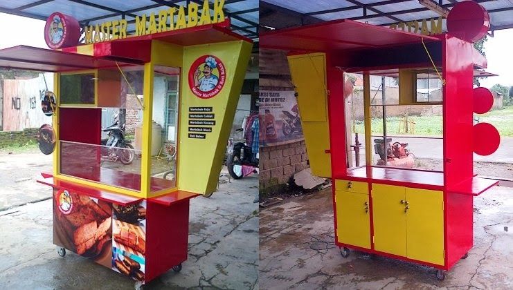 Detail Desain Gerobak Martabak Nomer 9