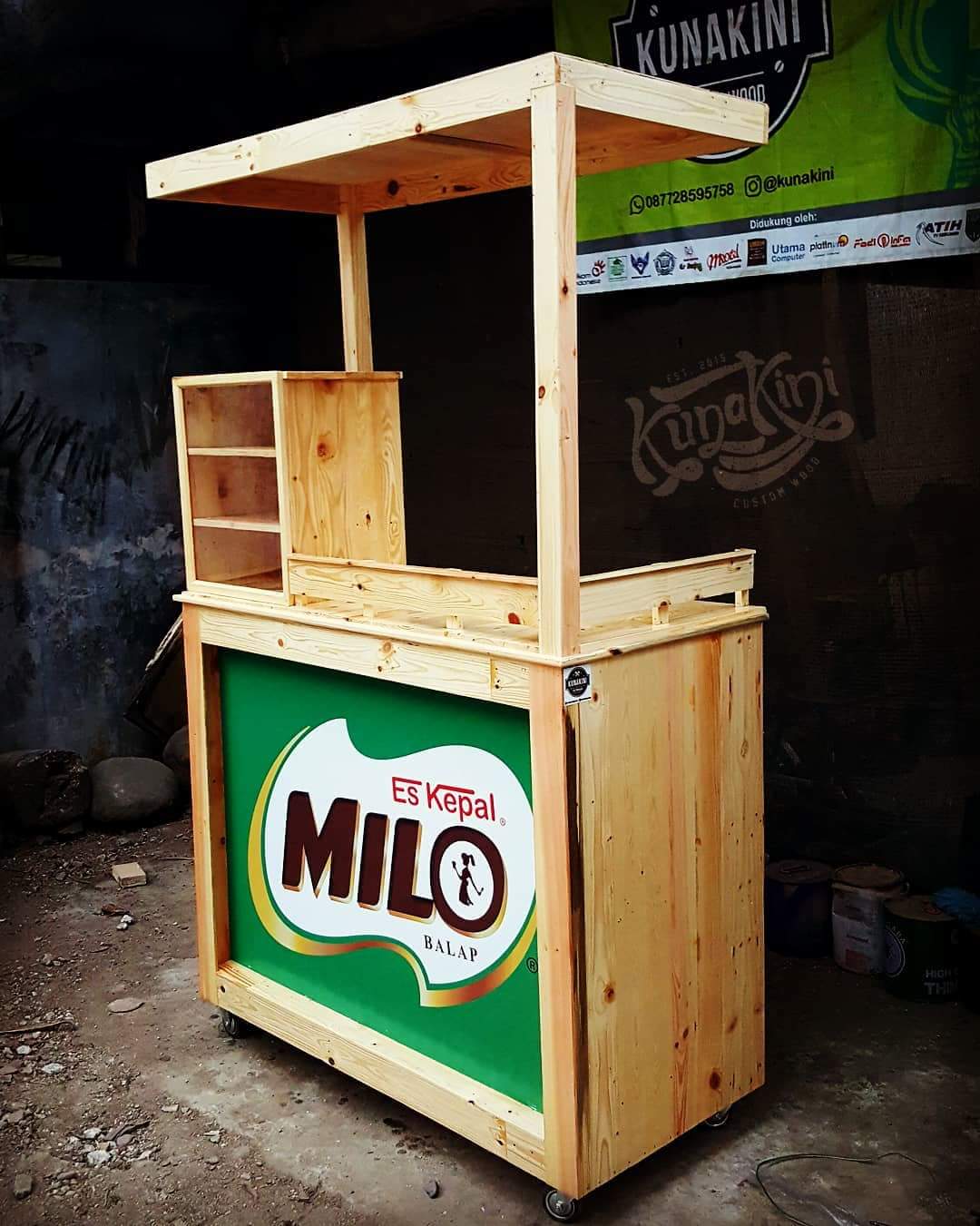 Detail Desain Gerobak Minuman Nomer 10