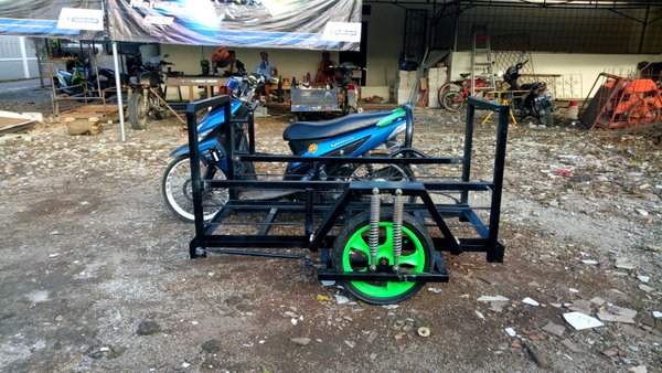 Detail Desain Gerobak Motor Samping Nomer 20