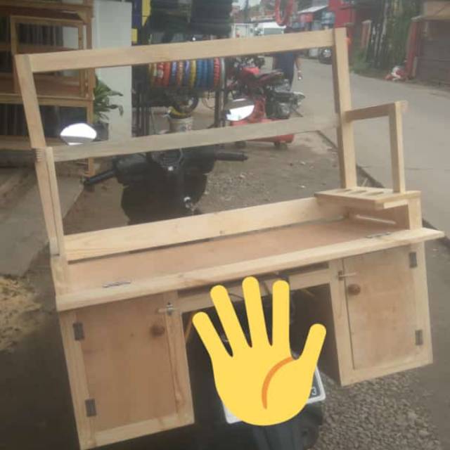 Detail Desain Gerobak Sayur Motor Dari Kayu Nomer 4