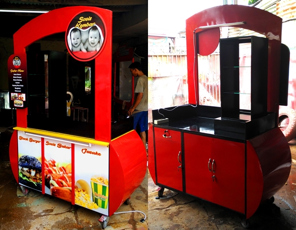 Detail Desain Gerobak Sosis Bakar Nomer 45