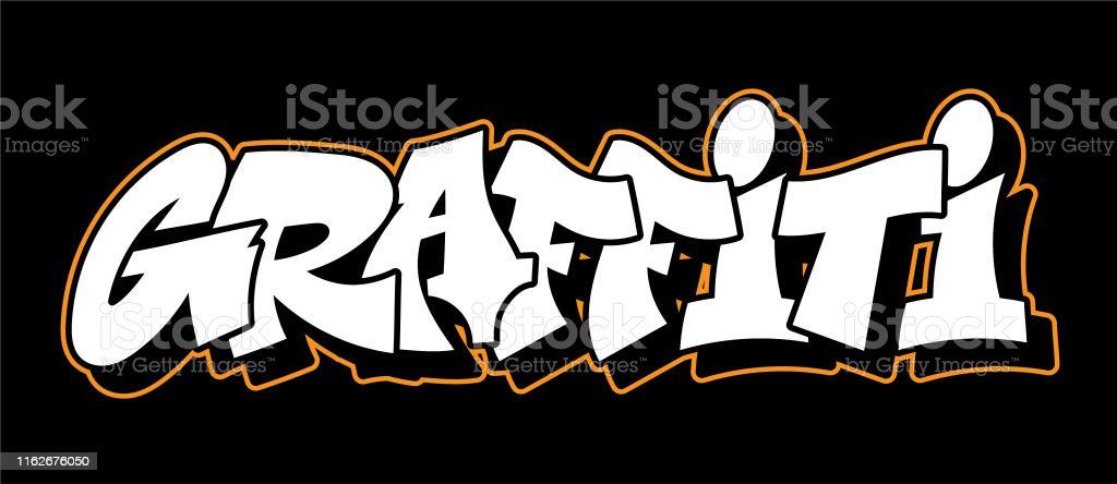 Detail Desain Grafiti Huruf Nomer 4