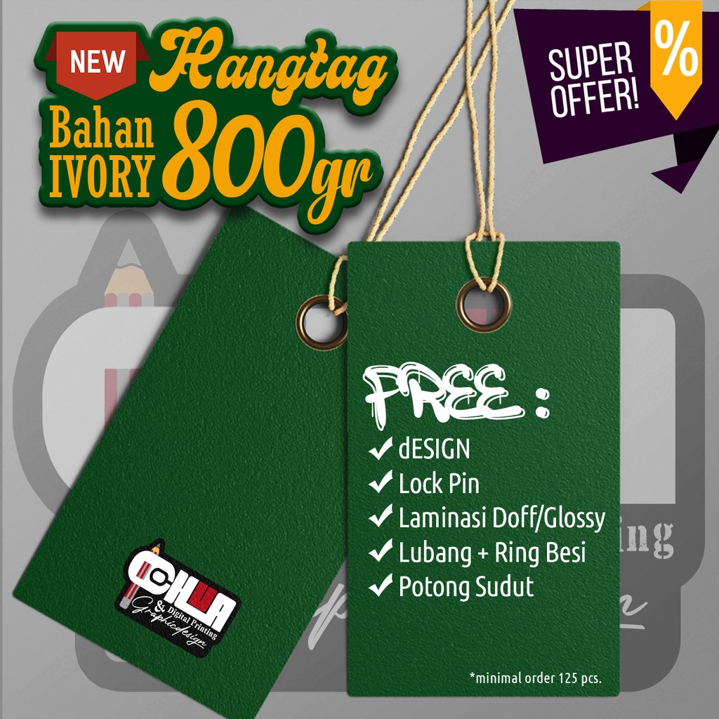 Detail Desain Hangtag Distro Nomer 11