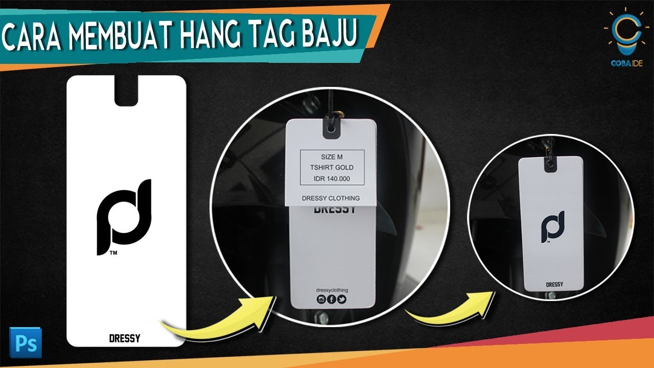 Detail Desain Hangtag Distro Nomer 17