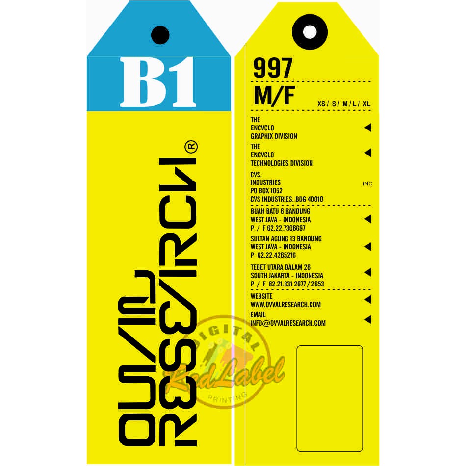 Detail Desain Hangtag Distro Nomer 3