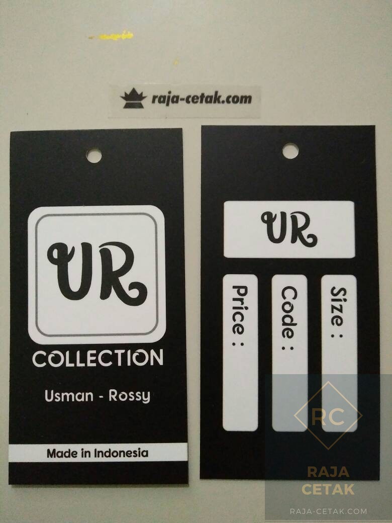 Detail Desain Hangtag Distro Nomer 22