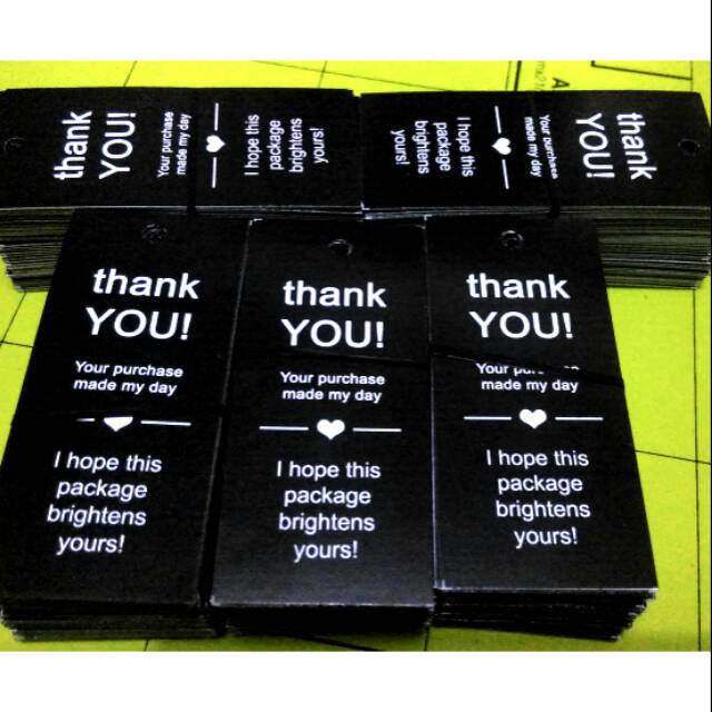 Detail Desain Hangtag Distro Nomer 40