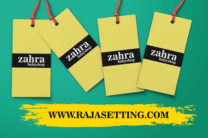 Detail Desain Hangtag Distro Nomer 42