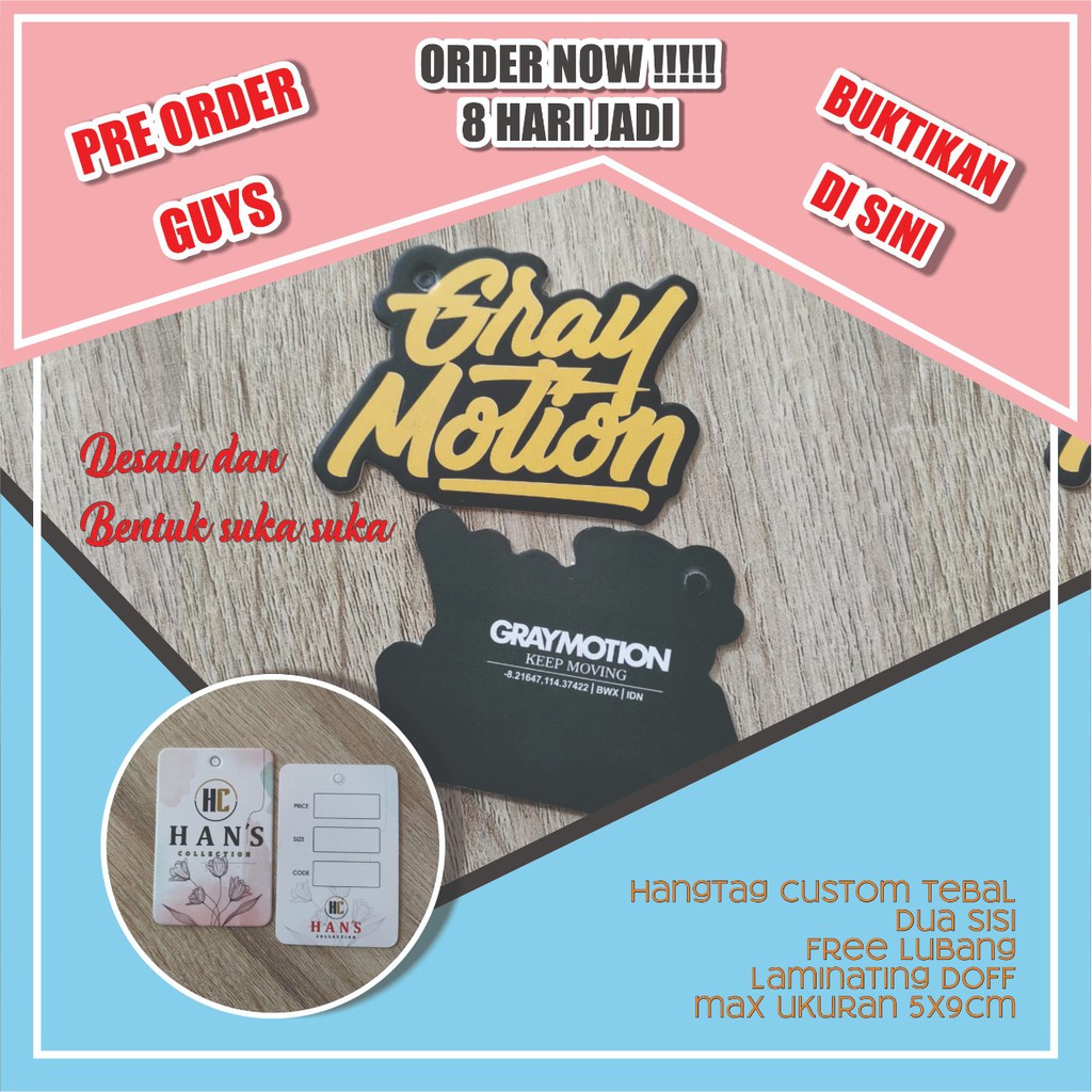Detail Desain Hangtag Distro Nomer 48