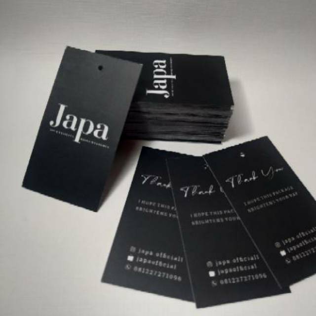 Detail Desain Hangtag Distro Nomer 52